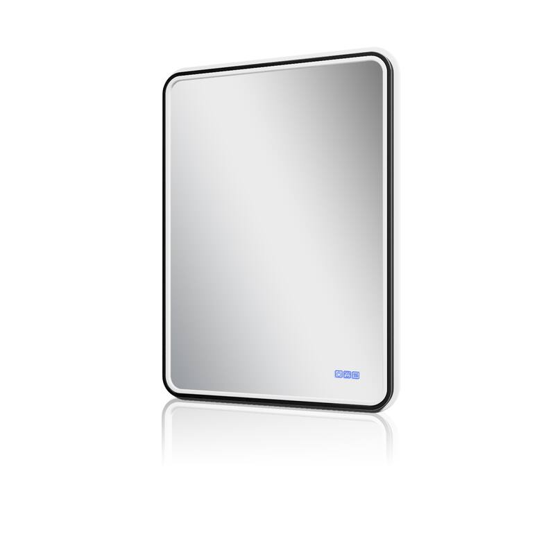 ExBrite Bathroom LED Mirror with Defog, Stepless Dimming - 24" x 32"