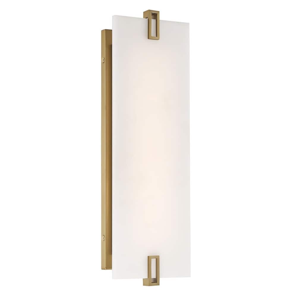Minka Lavery 921-L Aizen 19" Tall LED Wall Sconce with Faux Alabaster