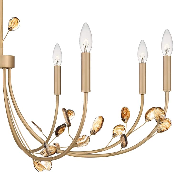 Heiress 8-Light Bronze Gold Chandelier