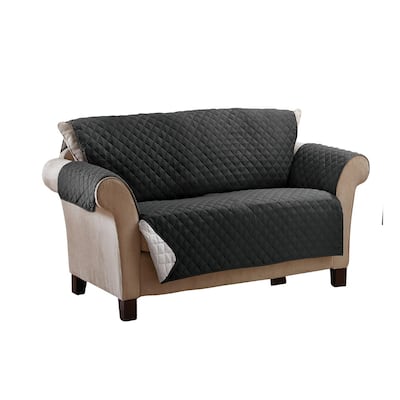 Reversible Quilted Furniture Cover - Loveseat