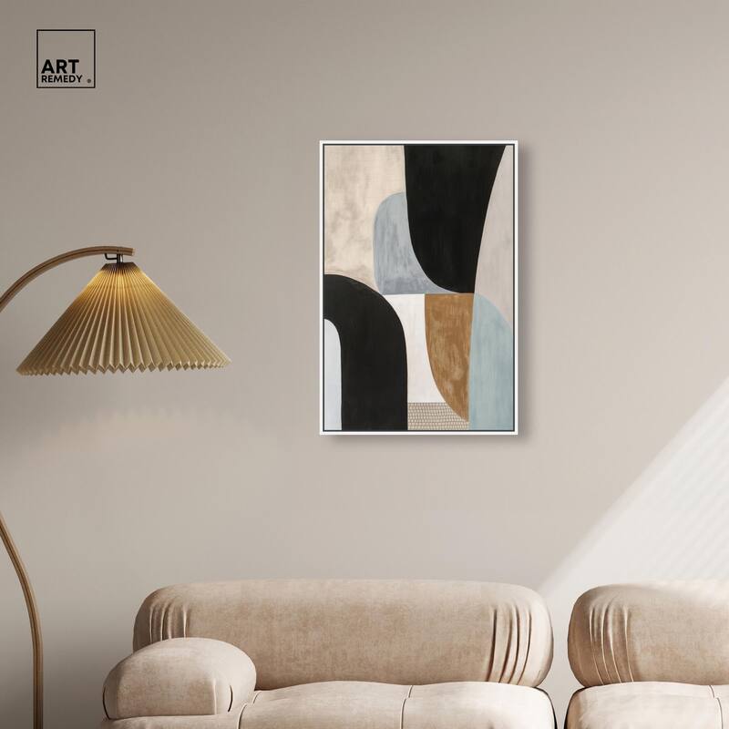 Interlocking Segments I Canvas by Art Remedy