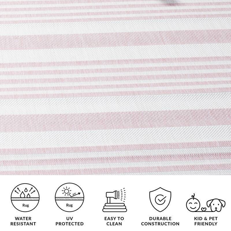 SAFAVIEH Courtyard Grietje Indoor /Outdoor Waterproof Patio Backyard Rug