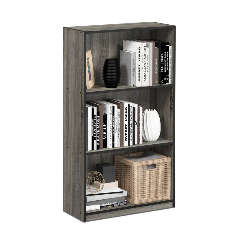 Porch & Den Chrystie Basic 3-shelf Bookcase