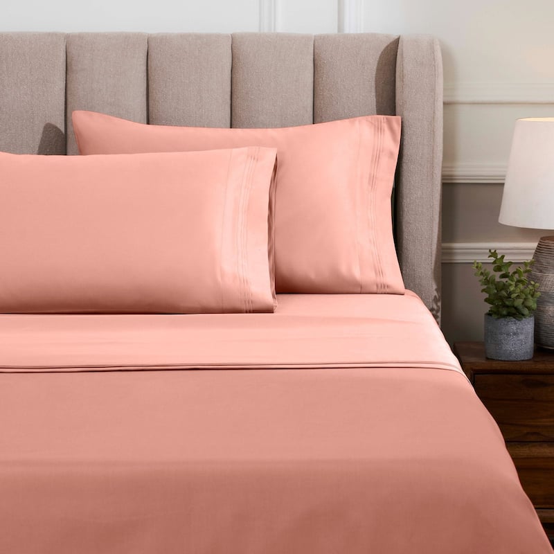 Blue Nile Mills 1500 Thread Count Egyptian Cotton Deep Pocket Solid Sheet Set