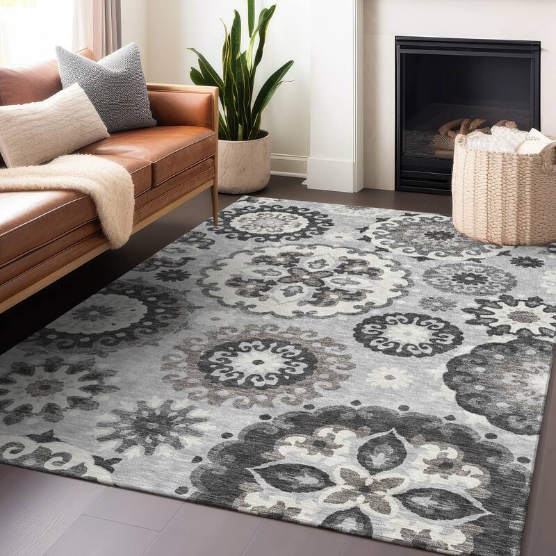 Premium Washable Super Soft Boho Suzani Mayfield Rug