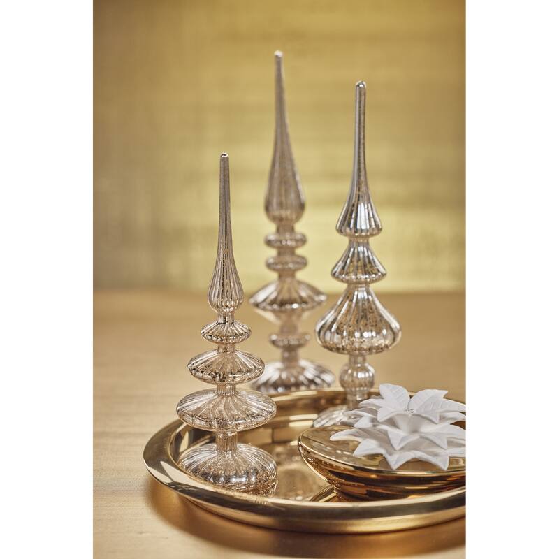 Azenor 13.25" LED Tabletop Finials, Set of 2