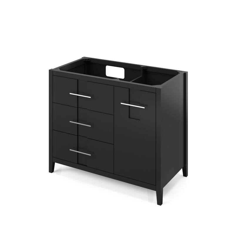 Jeffrey Alexander VN2KAT-42-NT Katara 42" Single Free Standing Vanity - Black