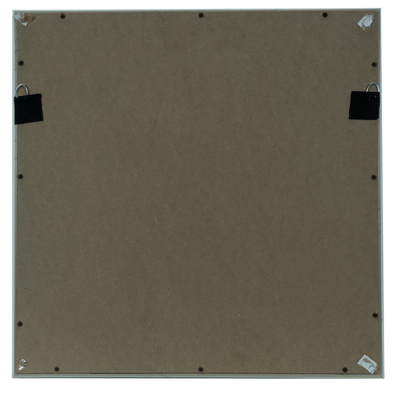 HUJI White Ridges Shadow Box Wall Decor