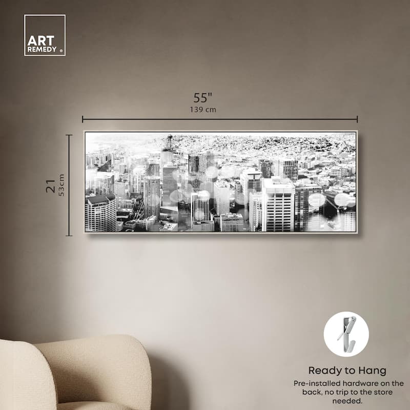 You're in Seattle Panoramic Canvas by Art Remedy