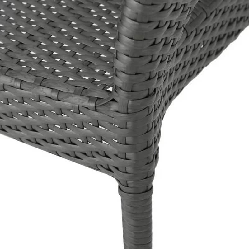 Lorenzo Outdoor Wicker Stacking Armchairs (Set of 4)