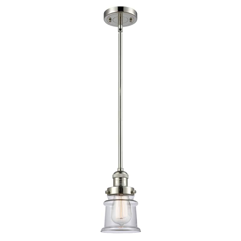 Innovations Lighting Franklin Restoration Canton - 1 Light 5" Stem Hung Mini Pendant