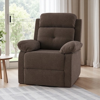 Compact Swivel Rocker Recliner Chair for Small Spaces, 360° Rotation ...