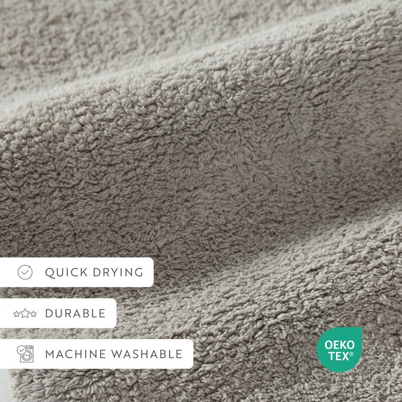 Becky Cameron 100% Cotton Reversible Solid Bath Mat