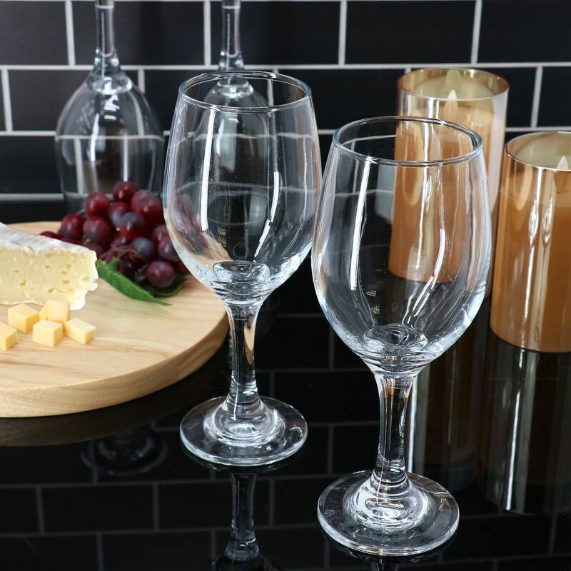 Gibson Home Belinni 4 Piece 14.2 Ounce Classic Wine Glass Set