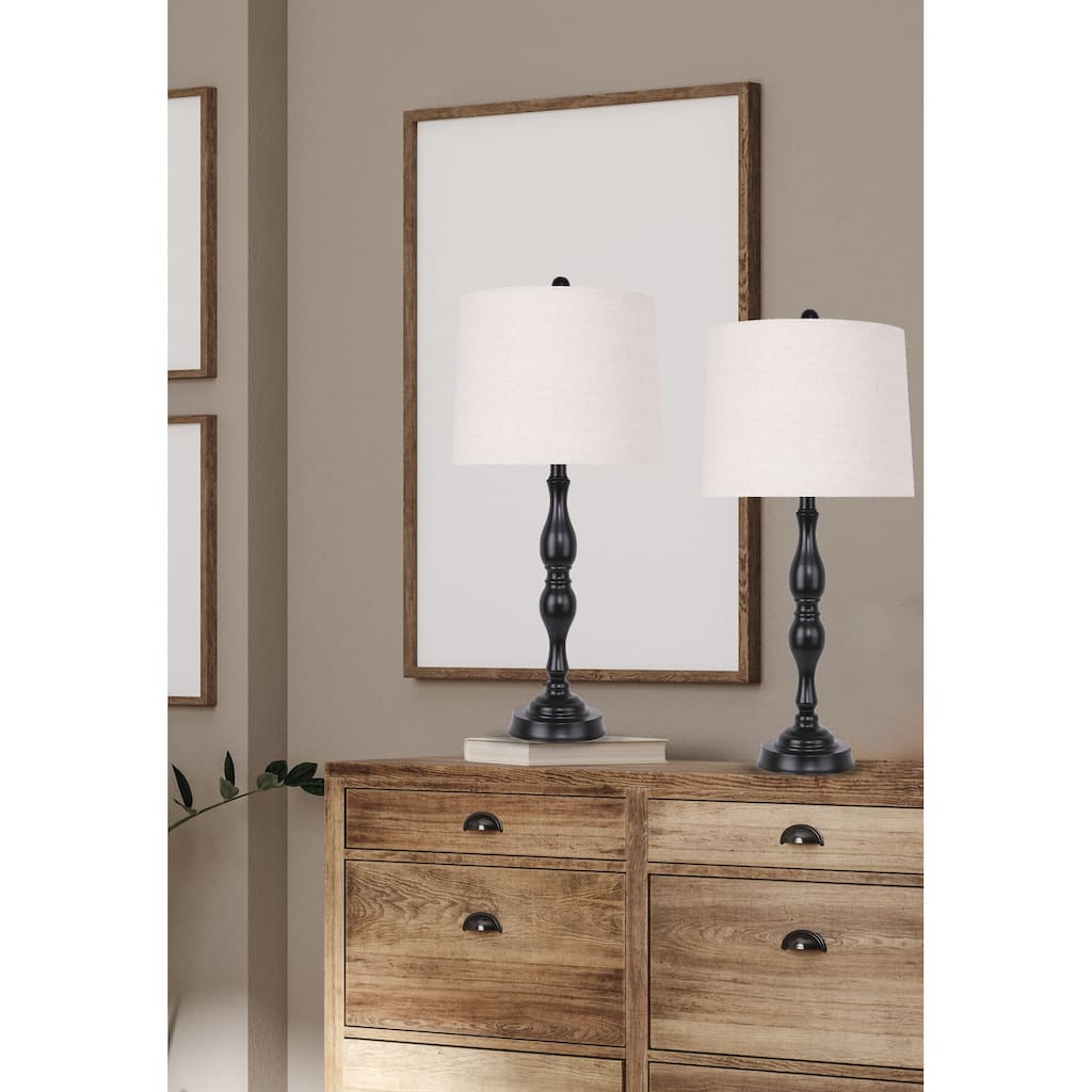 Smith 27.5" Metal Table Lamp (Set of 2)