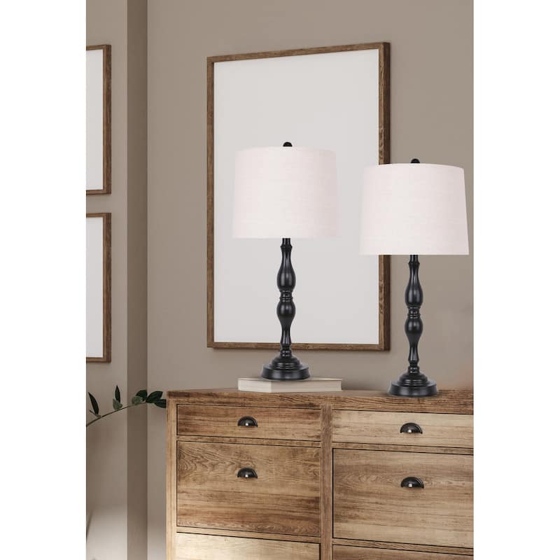 Smith 27.5" Metal Table Lamp (Set of 2)