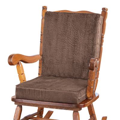 Sherpa Covered Gel Support Cushion for Back and Seat - 17.880 x 15.940 x 7.250