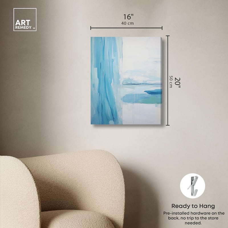 Transcendent Tides I Canvas by Art Remedy, Gallery Wrapped
