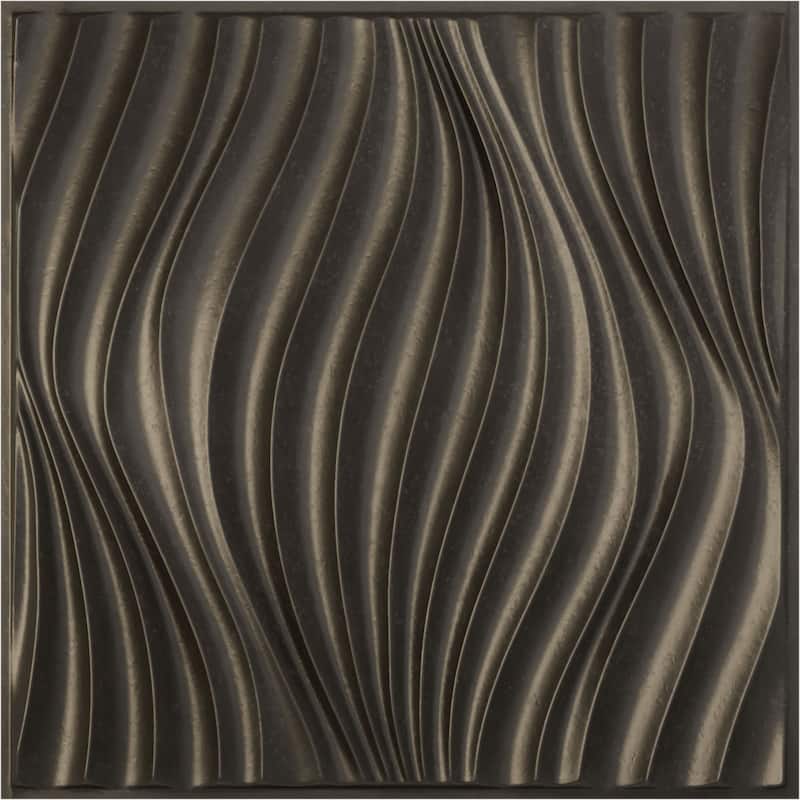 19 5/8"W x 19 5/8"H Billow EnduraWall Decorative 3D Wall Panel