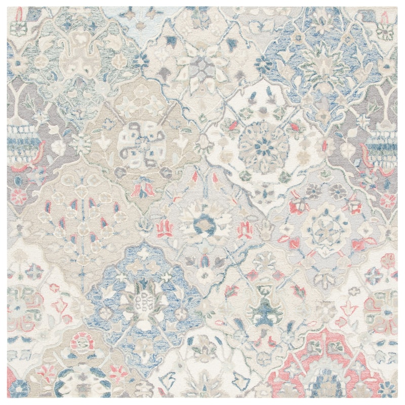 SAFAVIEH Handmade Glamour Noella Floral Wool Rug