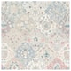 SAFAVIEH Handmade Glamour Noella Floral Wool Rug - 6' x 6' Square - Ivory/Red