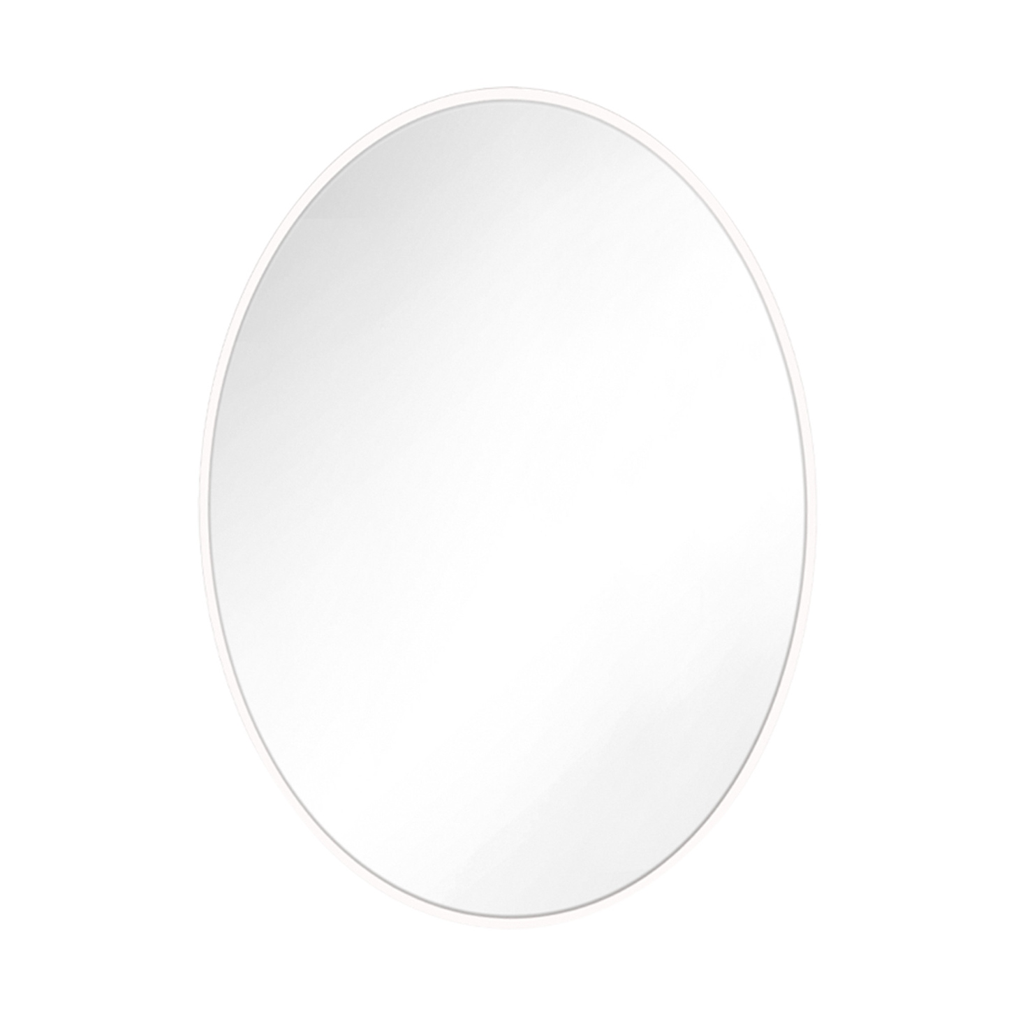 Feiss Kit 36 High by 24 Wide Oval Flat Framed Accent Mirror Bed Bath Beyond 36052436