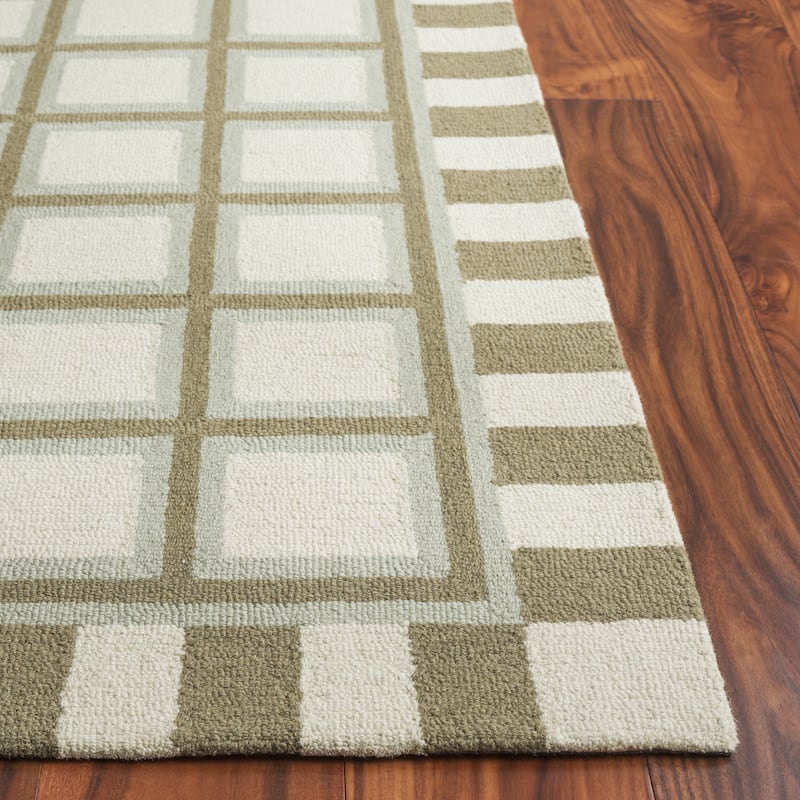 SAFAVIEH Handmade Genre Abramina Mid-Century Modern Wool Rug