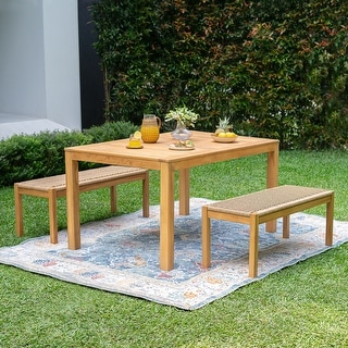 Cambridge Casual Paxton 3-piece Teak Outdoor Dining Set