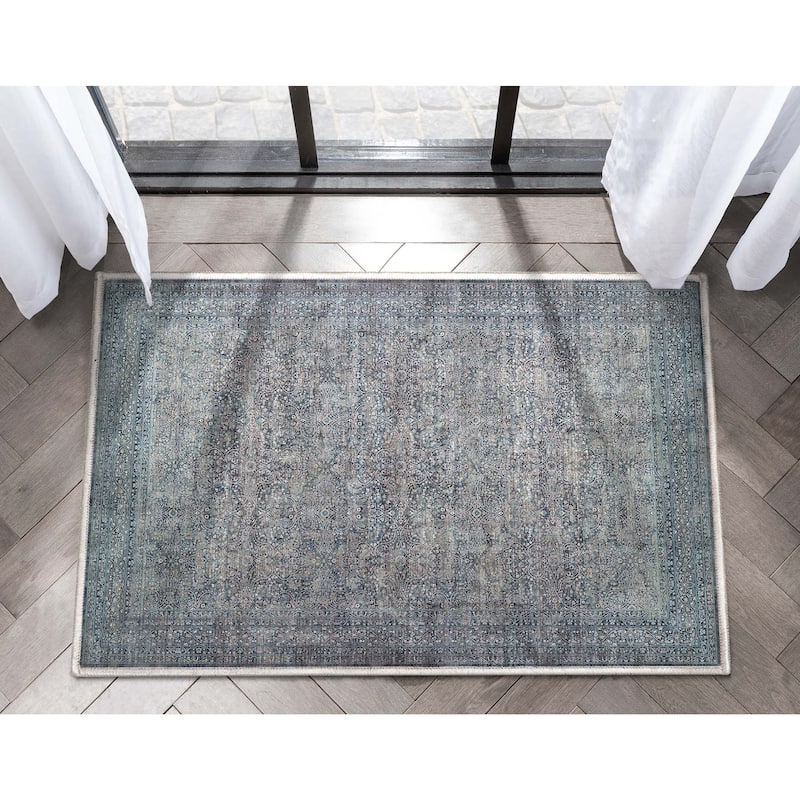Well Woven Asha Vintage Juliette Persian Flat Pile Area Rug