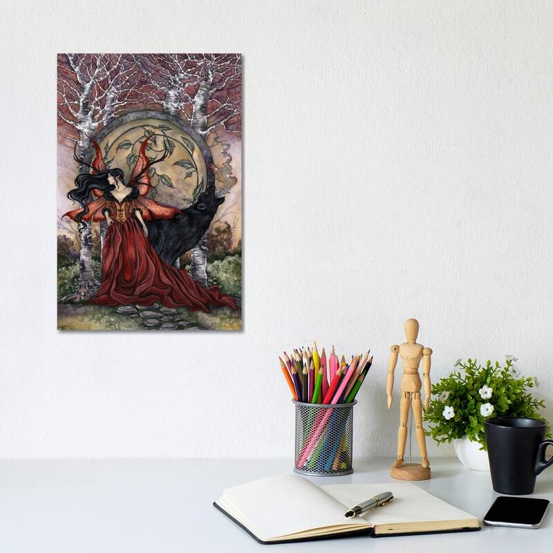 iCanvas "Beauty And The Beast" by Amy Brown Canvas Print - 12x8x0.75