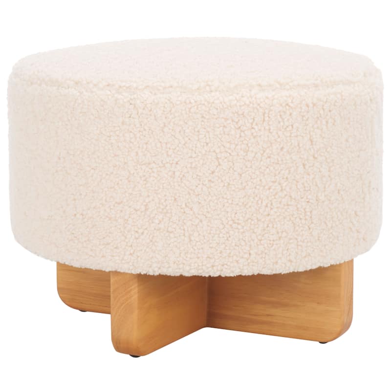 SAFAVIEH Home Alistair Round Ottoman