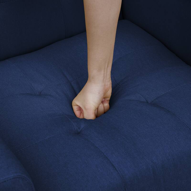 Tufted Upholstered Accent Armchair