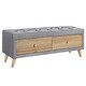 preview thumbnail 9 of 56, 4 Pcs Bedroom Sets Platform Bed with 2 Nightstands and Storage