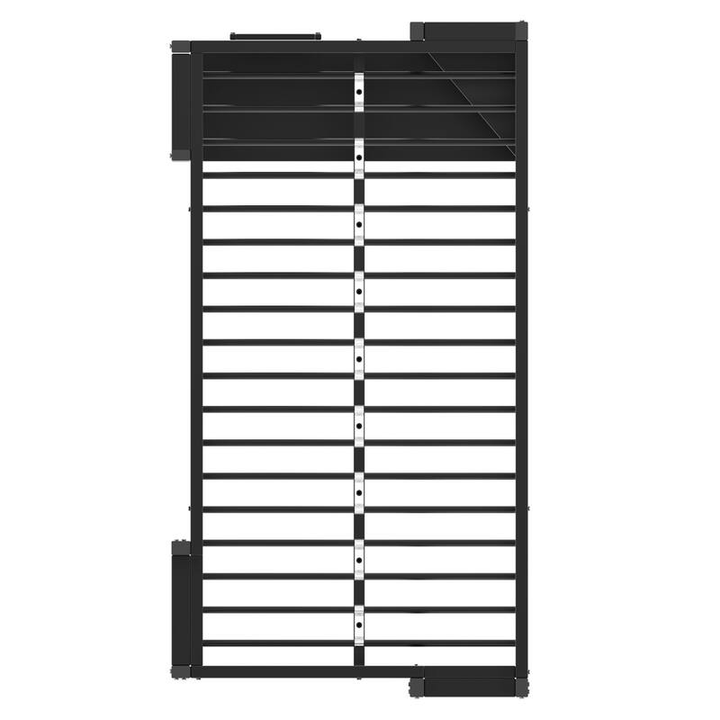 Twin Size Metal Loft Bed with Integrated Desk and Storage, Study & Sleep Space-Saving Solution