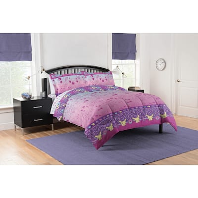 Pokemon Light and Sweet Rotary 5-piece Full Bed in a Bag Set
