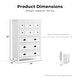 preview thumbnail 26 of 36, Furniture of America Saer 6-Piece Storage Platform Bedroom Set with USB Port
