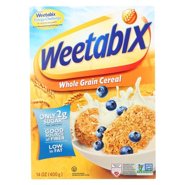 Weetabix Whole Grain Cereal - Case of 12 - 14 oz.
