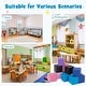 preview thumbnail 10 of 9, 12 Pieces Soft Foam Building Blocks Climbing Foam Cubes Set for Kids - 5.5" x 5.5" x 5.5" (L x W x H)