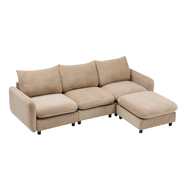 Christopher Knight Home - Evi Modern Modular Upholstery Sectional Sofa