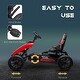preview thumbnail 2 of 5, Red Kids Pedal Go Kart, Adjustable with Shock-Absorbing Wheels