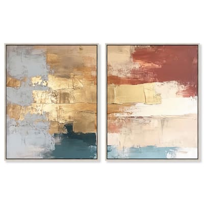 Earthy Glow II Canvas Set of 2 by Art Remedy