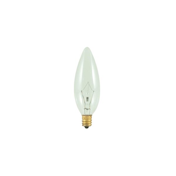 Bulbrite 490060 Pack Of 15 60 Watt Dimmable B10 Shaped Bulbrite 490060 Pack Of 15 60 Watt Dimmable B10 Shaped Candelabra E12