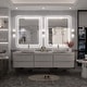 preview thumbnail 142 of 161, Large LED Bathroom mirror Tempered Glass Dimmable Anti-Fog Vanity Mirror