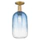 Option Brushed Brass / Sapphire Blue Shade