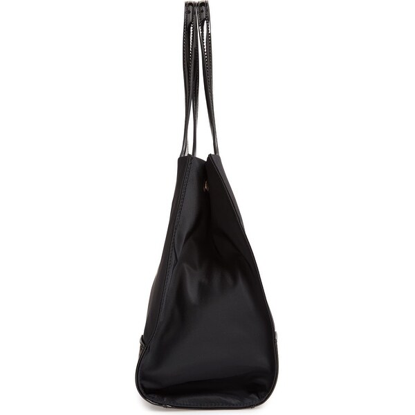 mini ella patent nylon tote