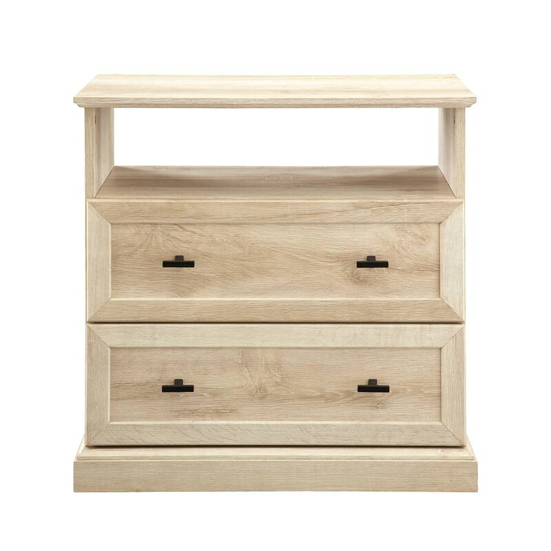 Middlebrook Designs Farmhouse 2-Drawer Nightstand