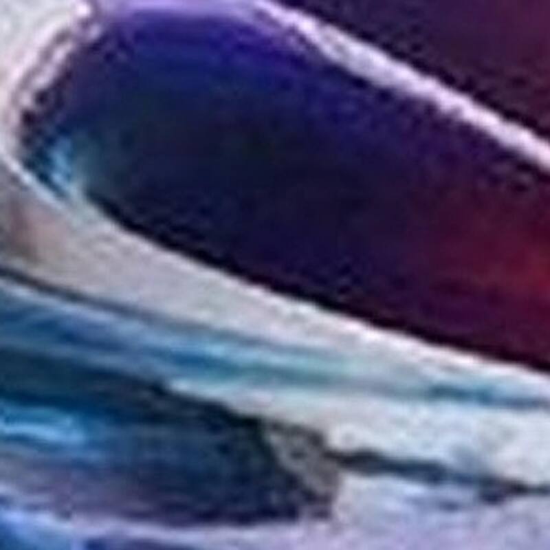 HomeRoots Set of Four Rainbow Geometric Acrylic Stemless Whiskey Glass - 3.50 in. x 3.93 in. x 3.50 in.