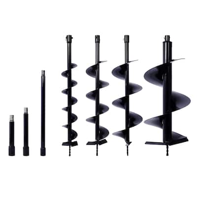 Set of 4 Auger Drill Bit for Planting Hole