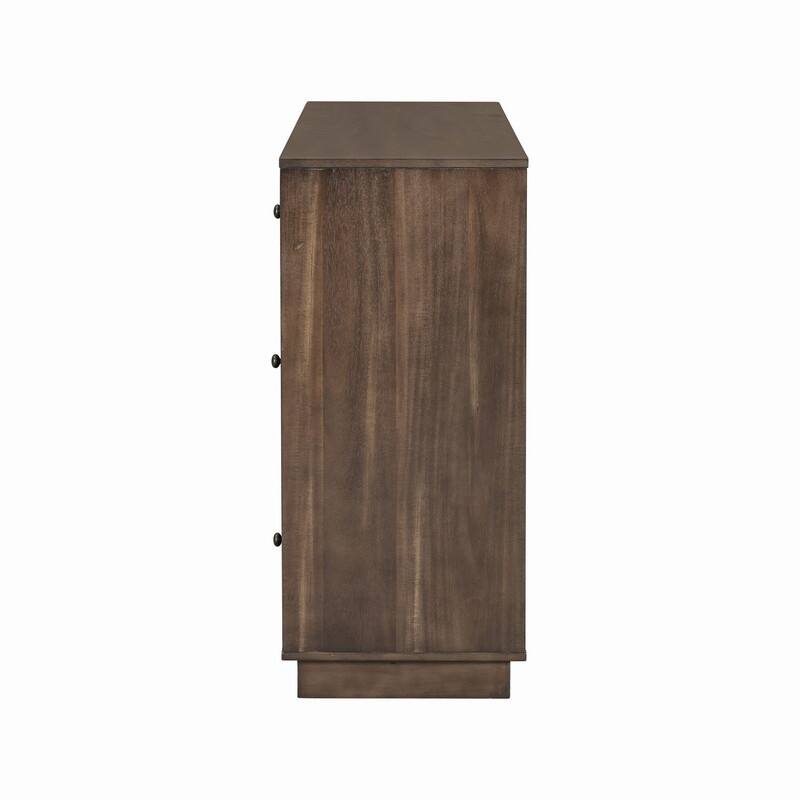 55.1" Large Storage Cabinet with 2 Doors and 7 Drawers for Living and Dining Room Organization