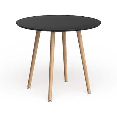 Carson Carrington Bronnoysund Black/ Natural Dining Table